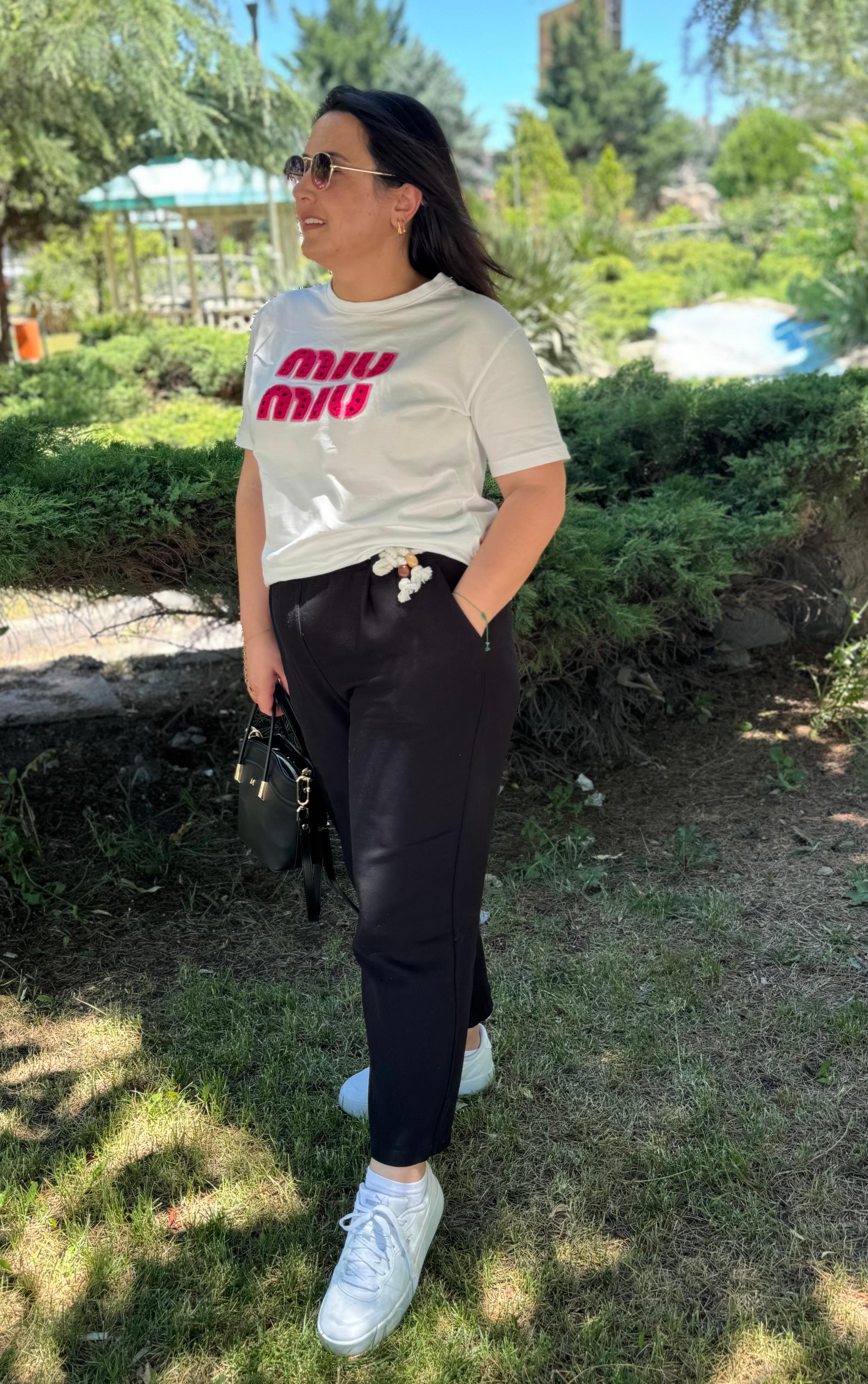 Zara ham keten pantolon siyah