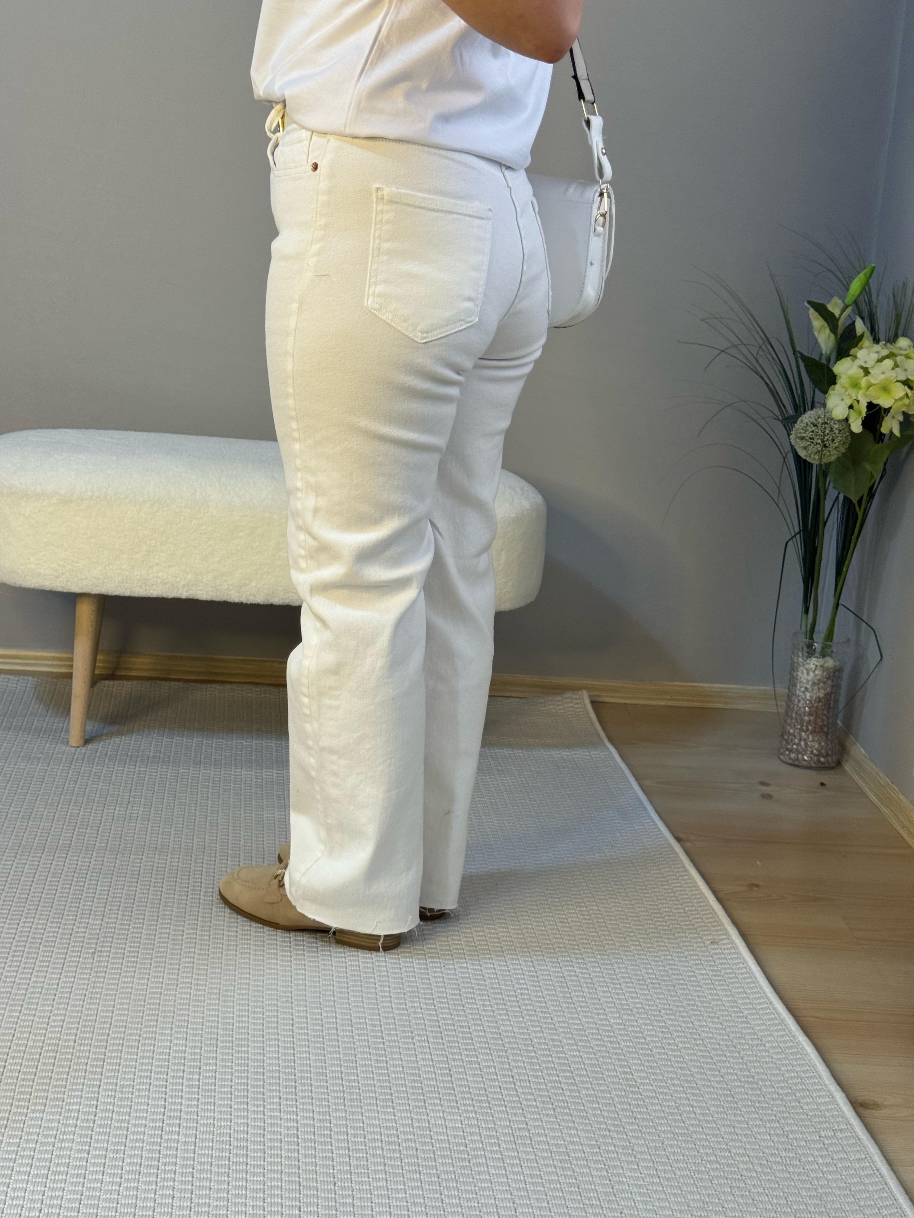 Keten ceket ve boy fit jean