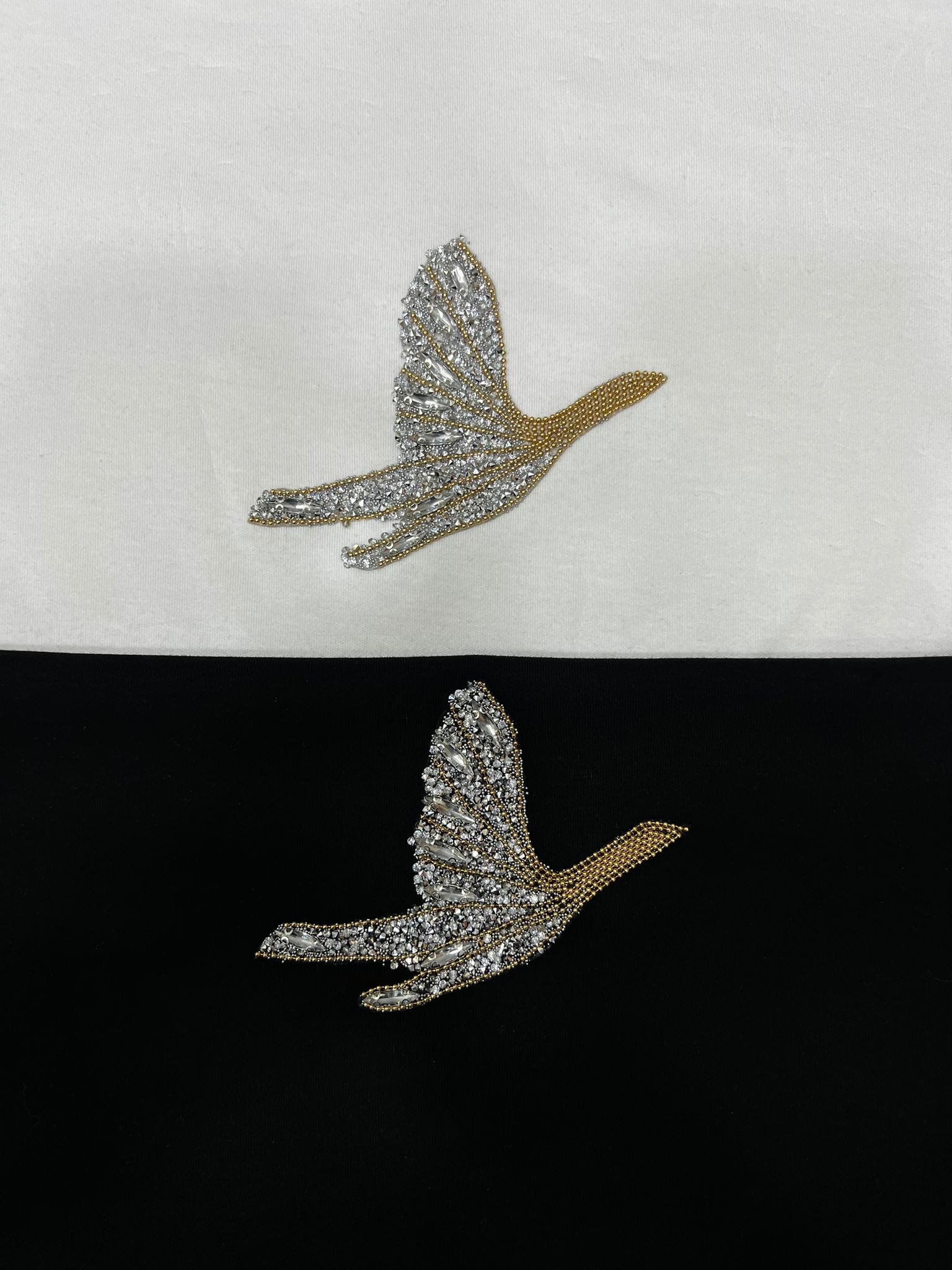 Kuş logolu tişört siyah