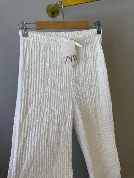 Bubble pantolon beyaz